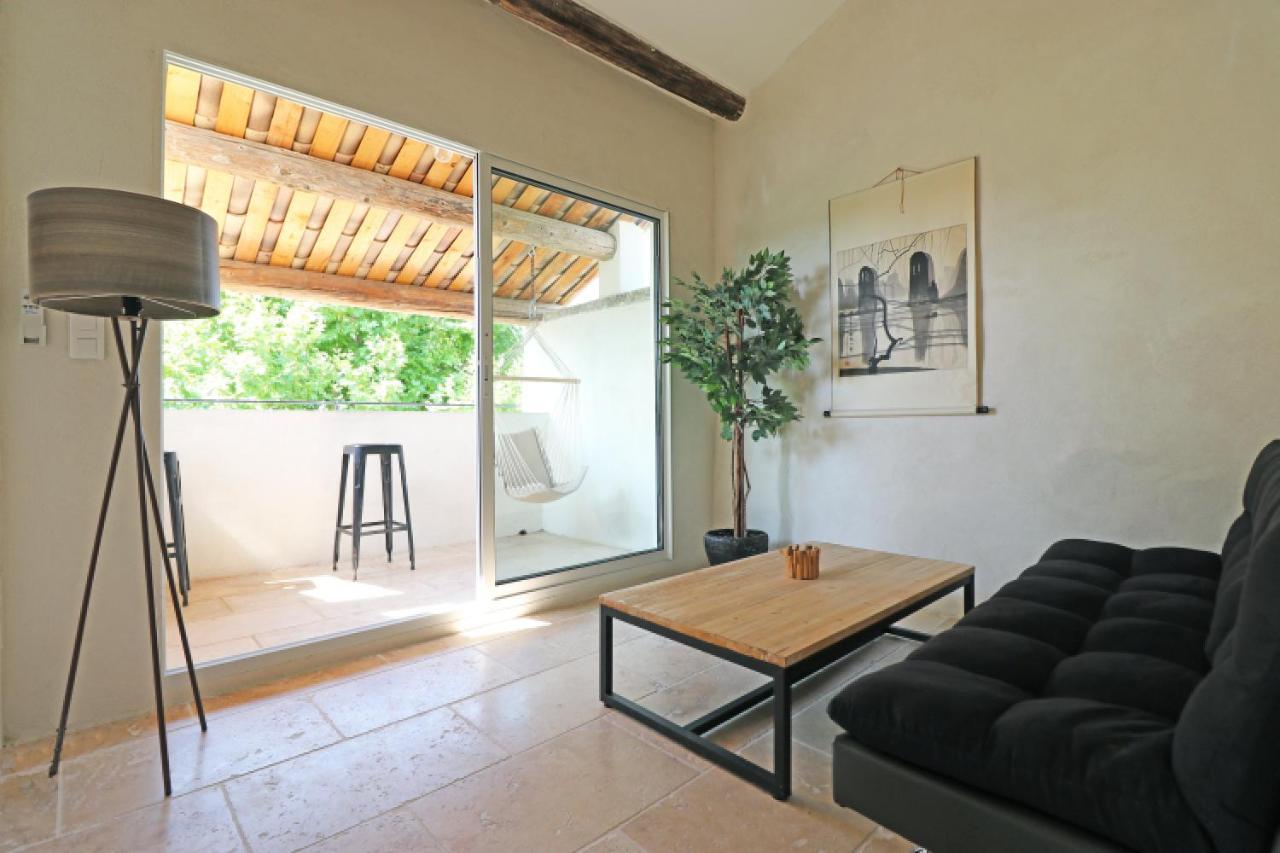 Appartement de charme Sud Luberon classé 4 étoiles Puyvert Esterno foto