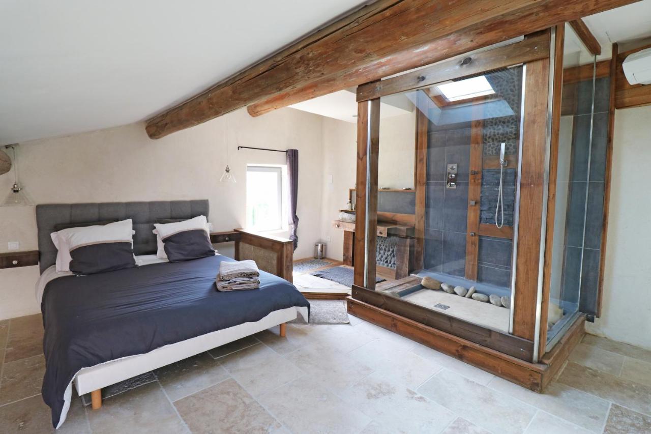 Appartement de charme Sud Luberon classé 4 étoiles Puyvert Esterno foto