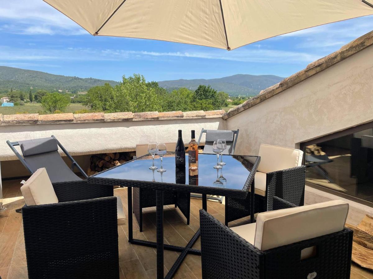 Appartement de charme Sud Luberon classé 4 étoiles Puyvert Esterno foto